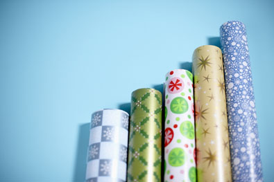 Rolls of Wrapping Paper